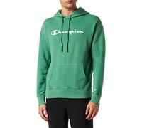 Champion Legacy Old School Logo Felpa con Cappuccio, Verde Scuro Tie&Dye, XXL Uomo