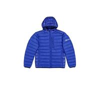 Champion Legacy Outdoor (220340) -WR Light Nylon Cirè 35gr Small Script Logo Hooded Giacca, Blu Profondo (BAI/NBK), XXL Uomo