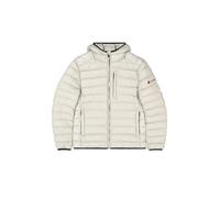 Champion Legacy Outdoor (220340) - WR Light Nylon Cirè 35gr Small Script Logo Hooded Giacca, Grigio Argento/Nero (SVL/NBK), XL Uomo FW24