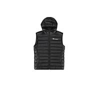 Champion Legacy Outdoor (220341) -WR Light Nylon Cirè 35gr Small Script Logo High-Neck Gilet imbotito, Nero (NBK), XL Uomo