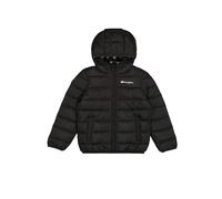 Champion Legacy Outdoor B (306868) - WR Light Cirè 40gr Small Script Logo Hooded Giacca, Nero (NBK), 15-16 anni (XXL) Unisex - Bambini FW24