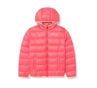 Champion Legacy Outdoor B (306868) -WR Light Cirè 40gr Small Script Logo Hooded Giacca, Salmone (DBR), 11-12 Anni Unisex-Bambini