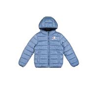 Champion Legacy Outdoor B (306870) -WR Light Cirè 40gr Reversible Hooded Giacca, Blu Marino/Blu Turchese (NNY/CBU), 9-10 Anni Bambino