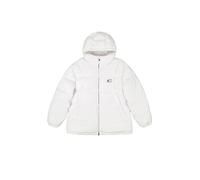 Champion Legacy Outdoor Retro Sport (220350) -WR Polyester Woven Cirè 144gr Hooded Giacca, Bianco (Wht), L Uomo