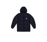 Champion Legacy Outdoor Retro Sport (220350) -WR Polyester Woven Cirè 144gr Hooded Giacca, Blu Marino (NNY), M Uomo