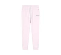 Champion Legacy - Pantaloni da Donna con Polsino a Costine, L, Rosa, Rosa, L