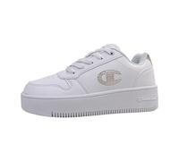 Champion Legacy - RD18 Platform Glitter G GS Sneakers, Bianco/Oro Rosa (WW008), 38 Adolescente SS24