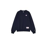 Champion Legacy Retro Sport (220325) - Soft Compact Poly Fleece Back Logo Crewneck Felpa, Blu Marino (NNY), L Uomo FW24