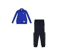 Champion Legacy Retro Sport (220338) -Soft Compact Powerblend Fleece High-Neck Tuta Sportiva, Blu Profondo/Blu Marino (BAI/NNY/Wht), XS Uomo