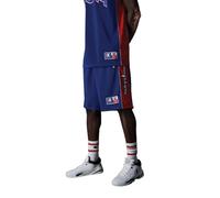 Champion Legacy Retro Sport-Lateral Colorblock PolyWarpKnit Bermuda Pantaloncini, Bianco/Blu Elettrico, S Uomo