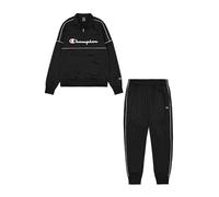 Champion Legacy Script Shop (220292) -Special PolyWarpKnit Semi-Dull High-Neck Rib-Cuff Tuta Sportiva, Nero, XS Uomo