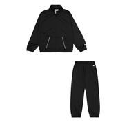 Champion Legacy Script Shop G (405048) -Special PolyWarpKnit Semi-Dull High-Neck Tuta Sportiva, Nero, 15-16 Anni Bambina