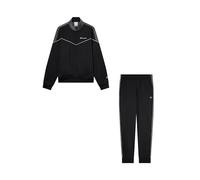Champion Legacy - Tuta da uomo, con logo grande, colore: nero, Nero, L