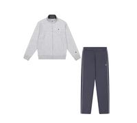 Champion Legacy - Tuta da uomo con zip intera e logo, grigio (EM021), S, Grigio (EM021), S