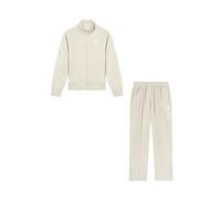 Champion Legacy - Tuta ICONS da donna, con cerniera intera, M, beige, Beige, M