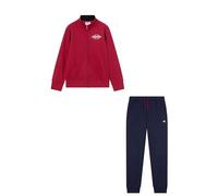 Champion Tuta da Bambino Con Zip Intera Interno Felpato Rossa Taglia 9-10 A C...