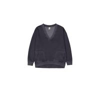 Champion Legacy Vintage Wash W (117636) -Nano-Fleece V-Neck Felpa, Nero (NBK), S Donna