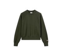 Champion Legacy Women Felpa con, Verde, L Donna