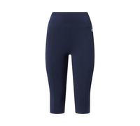 Champion Leggings 3/4 in Cotone Elasticizzato da Donna, Icons, 118693 (IT, Testo, S, Regular, Regular, Blu Scuro)