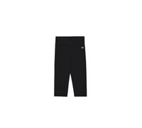 Champion Leggings a Pinocchietto 3/4 da Donna (IT, Testo, S, Regular, Regular, Nero)