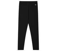 Champion Leggings da Donna con Zip in Fondo, 118094 (IT, Testo, M, Regular, Regular, Nero)