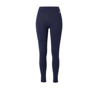 Champion Champion Core Heritage Leggings da Donna, in Cotone Lycra, Blu Navy