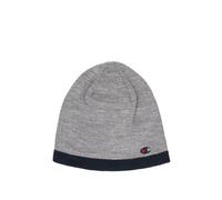Champion Lifestyle Caps-802407 Berretto Reversibile, Grigio Melange Chiaro/Blu Marino, Taglia Unica Unisex-Adulto