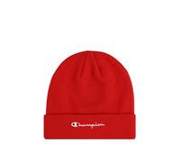 Champion Lifestyle Caps (806064) -Recycled Acrylic Knitted Yarn Embroidered Script Logo Berretto, Rosso Ciliegia (BDC), Taglia Unica Unisex-Adulto