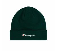 Champion Lifestyle Caps (806064) -Recycled Acrylic Knitted Yarn Embroidered Script Logo Berretto, Verde Bottiglia (HLG), Taglia Unica Unisex-Adulto