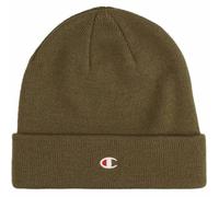Champion Lifestyle Caps (806065) -Recycled Acrylic Knitted Yarn Embroiedered C-Logo Berretto, Verde Oliva (GNUM), Taglia Unica Unisex-Adulto