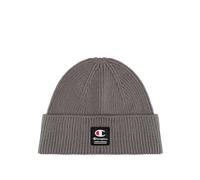 Champion Lifestyle Caps (806069) -Recycled Acrylic Knitted Yarn Block Logo Berretto, Grigio Fumo (DECE), Taglia Unica Unisex-Adulto