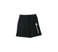 Champion Long Bermuda PRO Jersey (220gr) Uomo Logo Grande Cottone, Nero, L