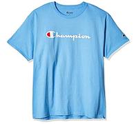 Champion Classic Jersey Graphic T-Shirt, Swiss Blue-Y07718, S Uomo
