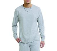 Champion T-Shirt Manica Lunga in Jersey Classico Camicia, Grigio Oxford, S Uomo