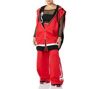 Champion Making the Cut Stagione 3 Episodio 2 Champion Collab Look Vincitore di Rafael Gilet Oversize Reverse Weave Felpa con Cappuccio, Rosso, taglia XS-M, Donna