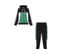 Champion Men-Sweatsuit Tuta, Nero (KK001), S Uomo