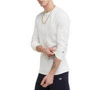 Champion Men's Classic Jersey Long-Sleeve Tee, White, X Small