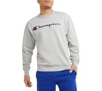 Champion Men's Fleece Crew Sweater, Oxford Grey, XL