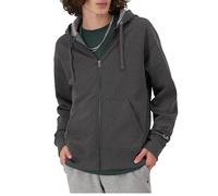Champion Men's Powerblend Full-Zip Hoodie, Granite Heather, Medium