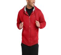 Champion Men's Powerblend Full-Zip Hoodie, Team Red Scarlet, XX-Large