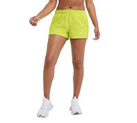 Champion Pantaloncini da allenamento da donna, da palestra, da ginnastica, traspirante, da donna, 8,9 cm, Limeade Pe Heather Piccolo Script, S