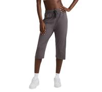 Champion Pantaloni Capri da Donna, Pantaloni Corti Leggeri da Salotto, in Jersey Lavorato a Maglia Capri per Le Donne, 18, Granito Heather, XL