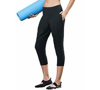 Champion Pantaloni Capri Yoga Novità Donna, Neri, Grande