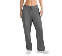 Champion Pantaloni da Donna Leggeri e Comodi, in Jersey, 80 cm (Taglie Forti Disponibili), Granito Heather, XL