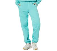 Champion Pantaloni da Donna Oversize Reverse Weave Felpa con Petto a Sinistra Tuta, Acquerelli Blue Light C Logo, XS