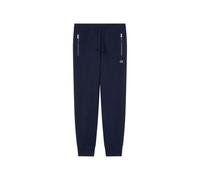 Champion Pantaloni Joggers Slim Fit in Felpa da Uomo e Tasche con Cerniera, 220300 (IT, Testo, M, Regular, Regular, Blu)