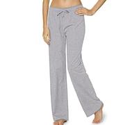 Champion Pantaloni da Salotto da Donna, vestibilità Standard, Leggeri, Disponibili in Taglie Normali e Plus, Grigio Oxford, L