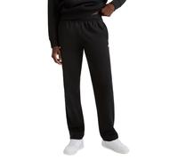 Champion Pantaloni in Pile Powerblend con Fondo Aperto, Logo Nero C Patch, L Uomo