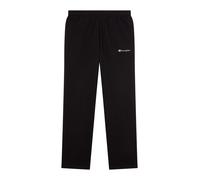 Champion Pantaloni Uomo con Orlo Dritto e Interno Felpato Icons, 221801 (IT, Testo, XL, Regular, Regular, Nero)