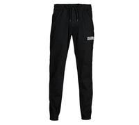Champion Pantaloni Sportivi WT New Peached Heavy Washed Stretch Cotton Twill in Nero EU S